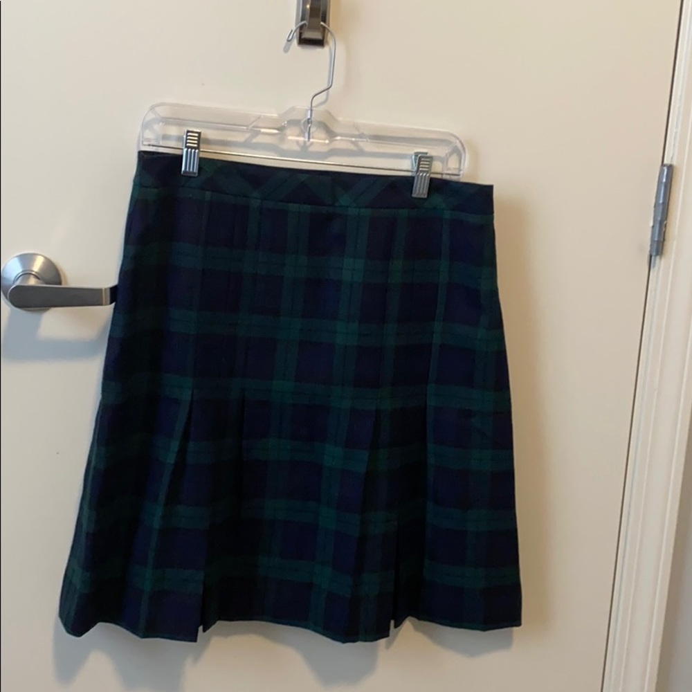 plaid brooks brothers skirt